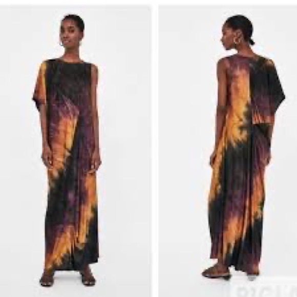 Zara Tie Dye Maxi Dress - Picture 3 of 5